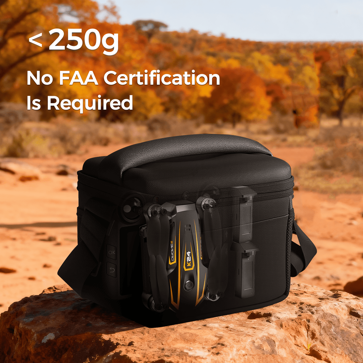 FPV Drone with Camera 4K for Adults,Big Screen on Remote Controller,2 pcs Batteries and Carrying Case,Gift for Men,Easy Fly Quadcopter for Beginners with Optical Flow Positioning