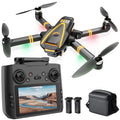 GPS Drone with 4K Camera,RC Drones with 4.5 inch HD Screen on Controller,Auto Return,2 Batteries for 45 min Flight Time,Long Range Transmission,Circle Fly and Follow Me Mode,Foldable Quadcopter