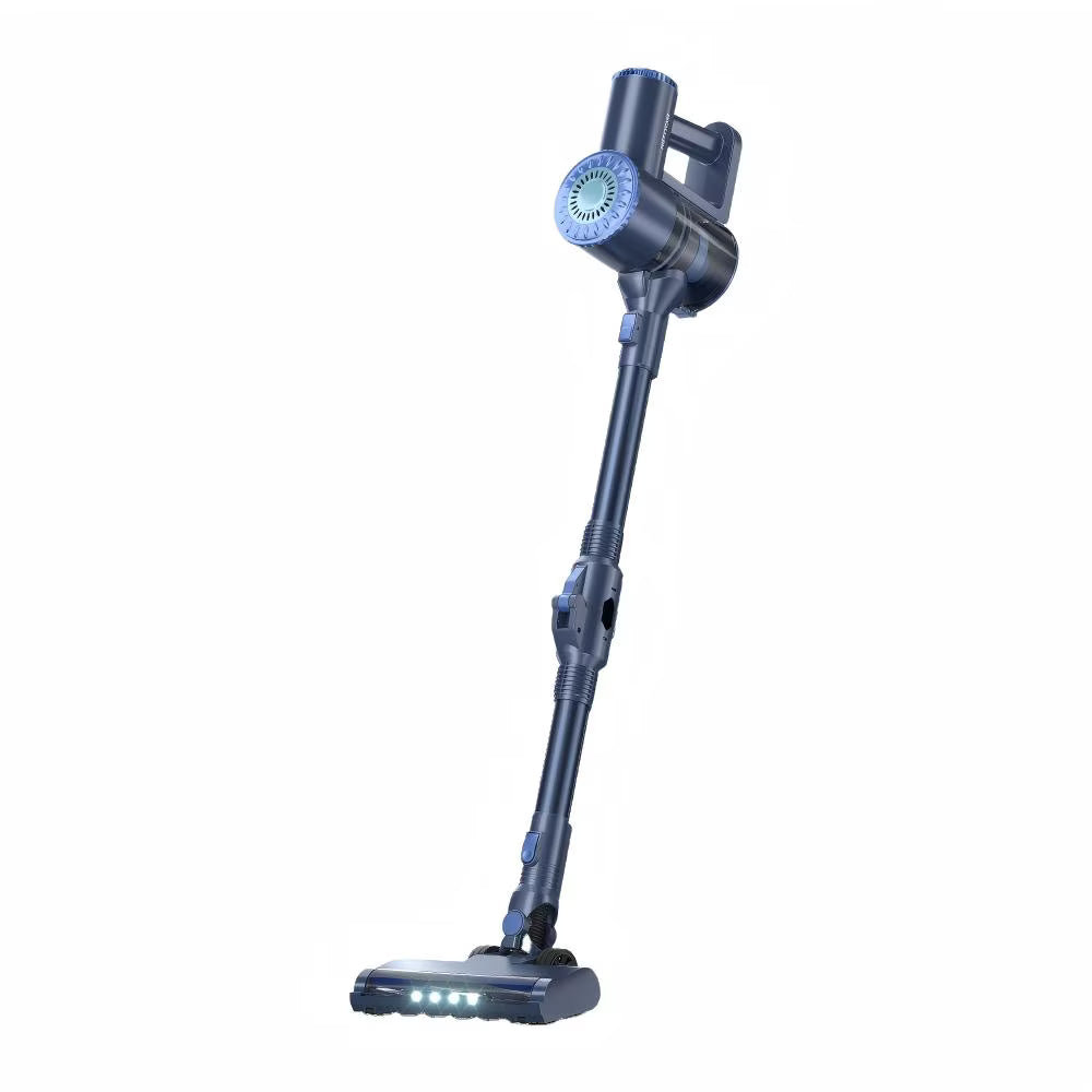 Cordless Stick Vacuum Cleaner 25Kpa Powerful Suction Upright for Carpet Hard Floor Pet Hair W400 Purple