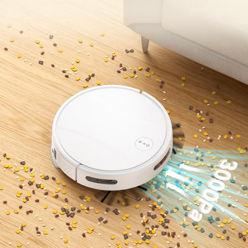 C2-v2 Robot Vacuum and Mop Combo Cleaner, 3-in-1, 8000Pa Suction, 5200mAh Battery, White