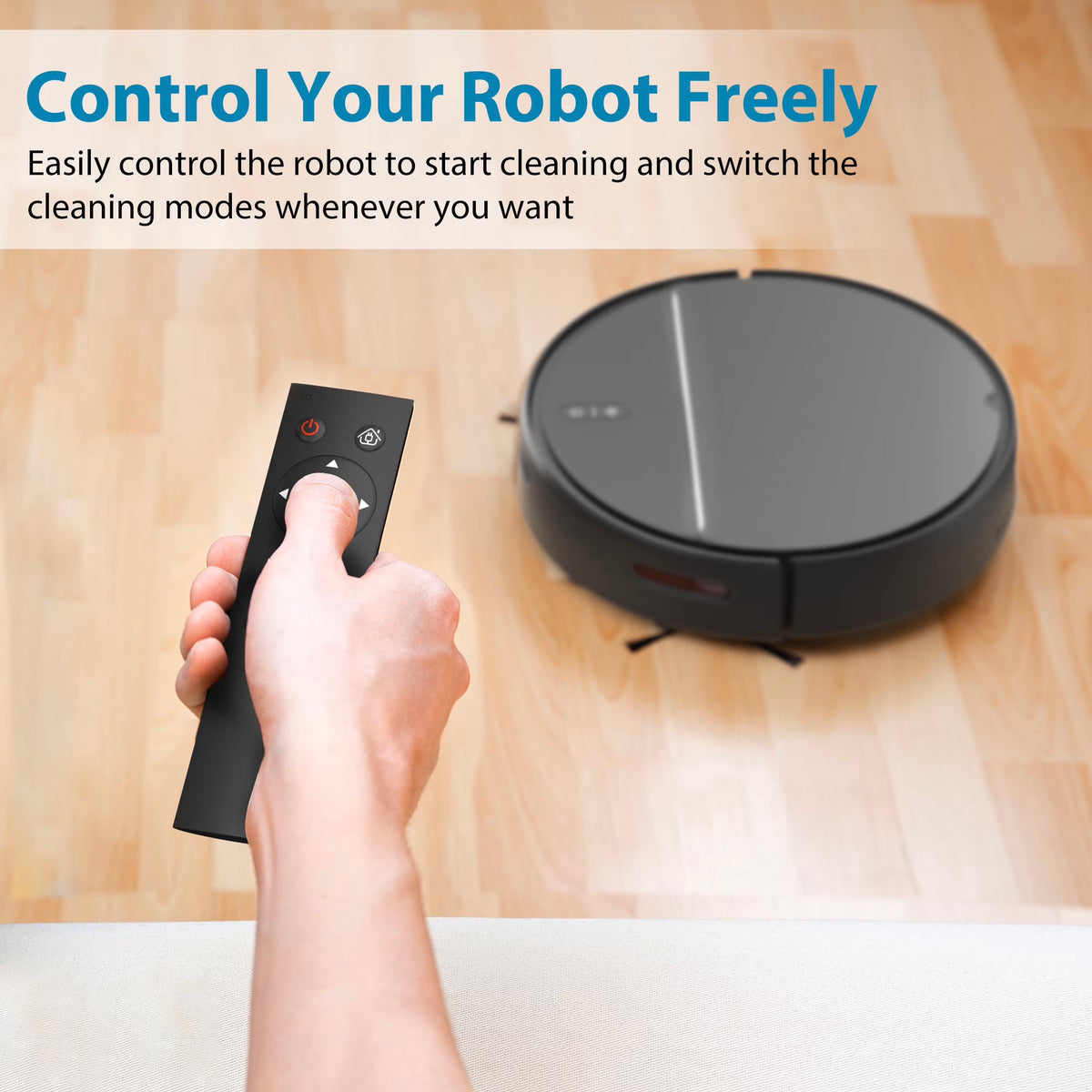 Robot Vacuum Cleaner with 2800Pa,Featured Carpet Boost,Tangle-Free,Ultra Slim,Self-Charging C1 v2